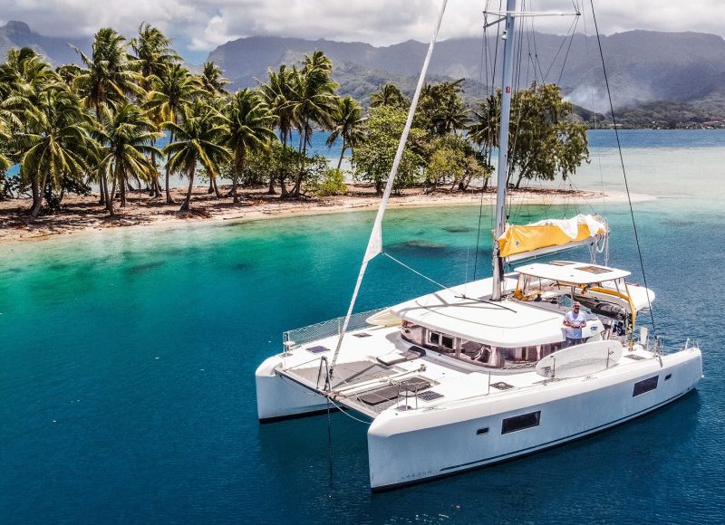 CROISIERE PRIVEE CATAMARAN LUXE : découvrir la Polynésie depuis l’océan