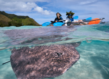 MOOREA FAMILY ÉCO FUN TOUR – 3 nuits / 4 jours pour 6 personnes – Hébergement, services et activités INCLUS