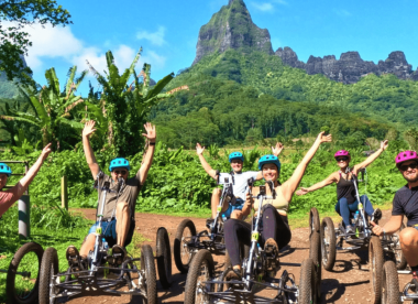 MOOREA FAMILY ÉCO FUN TOUR – 3 nuits / 4 jours pour 6 personnes – Hébergement, services et activités INCLUS