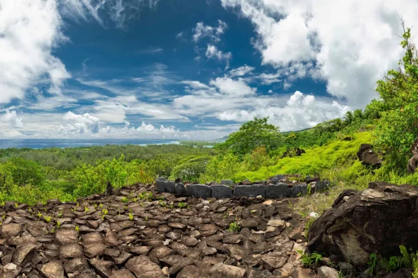 The Ofata paepae in Huahine © Grégoire Le Bacon