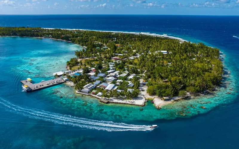 Vue sur Rangiroa ©Michael Runkel