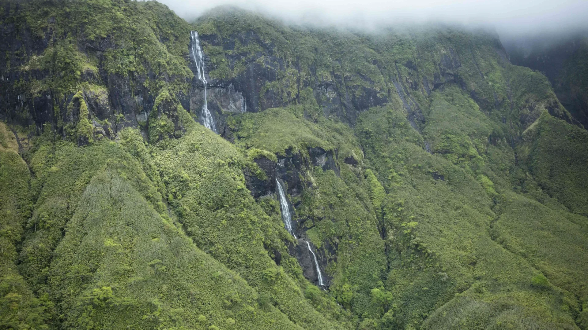 Hiking in Tahiti © Grégoire Le Bacon - Tahiti Nui Helicopters