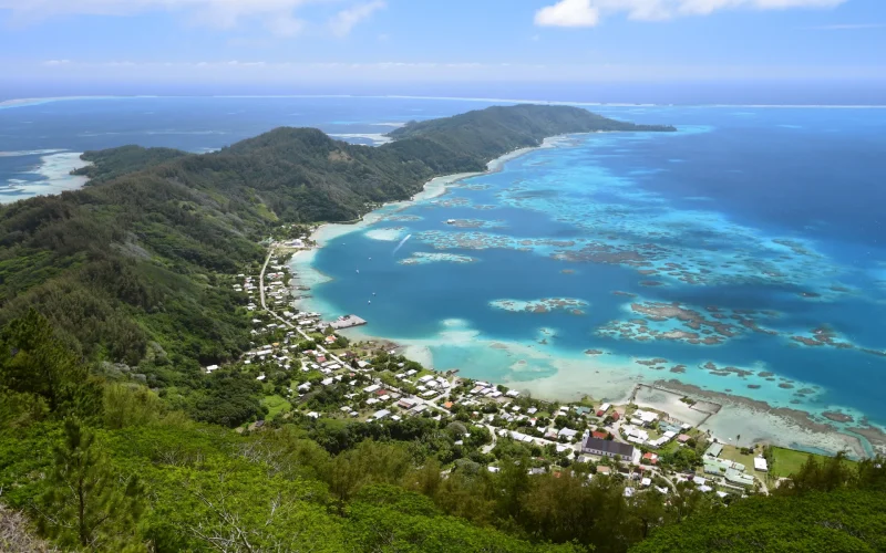 Village de Rikitea à Mangareva © Philippe Bacchet