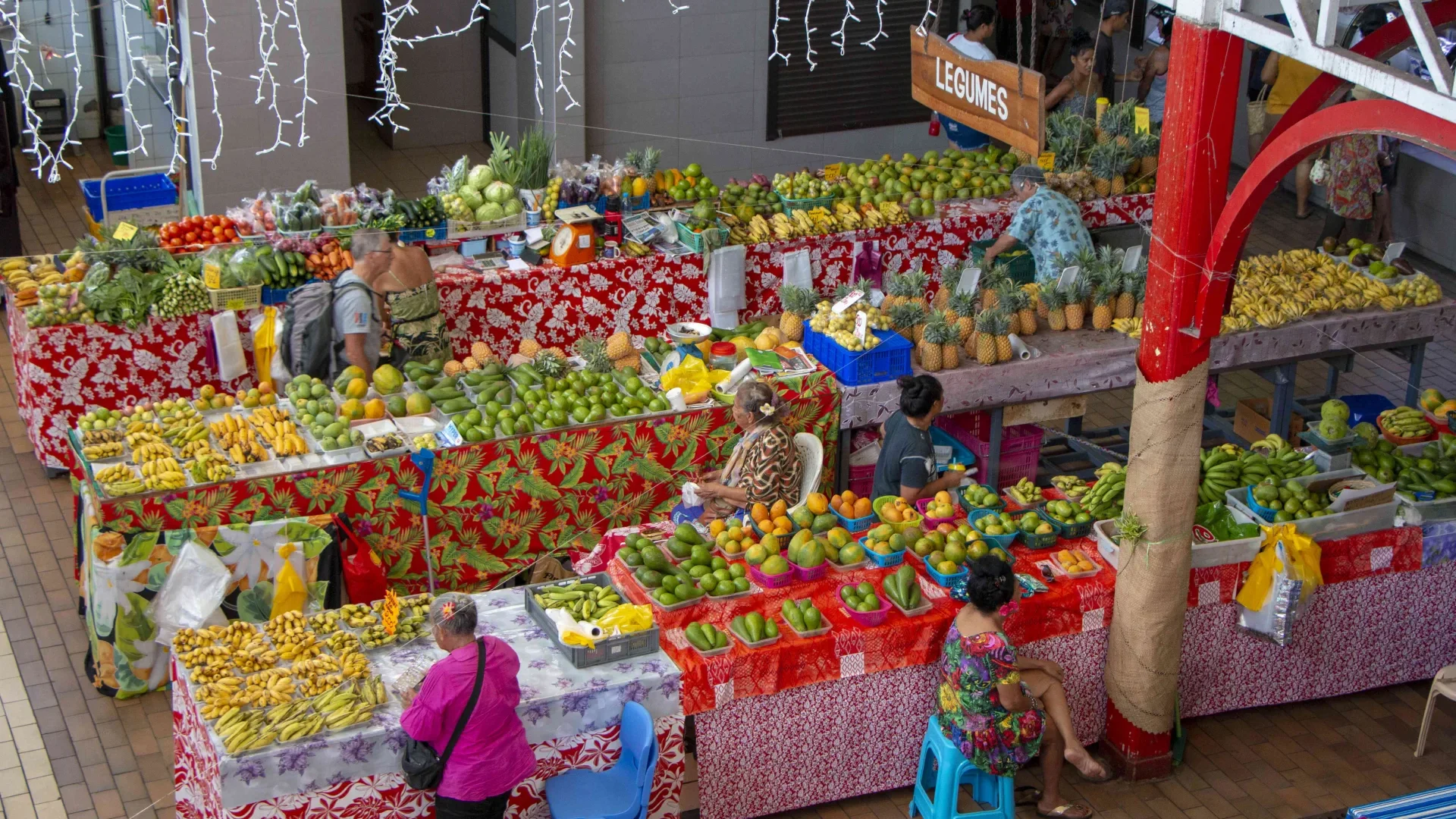 Le marché de Papeete © Massimiliano Cinà